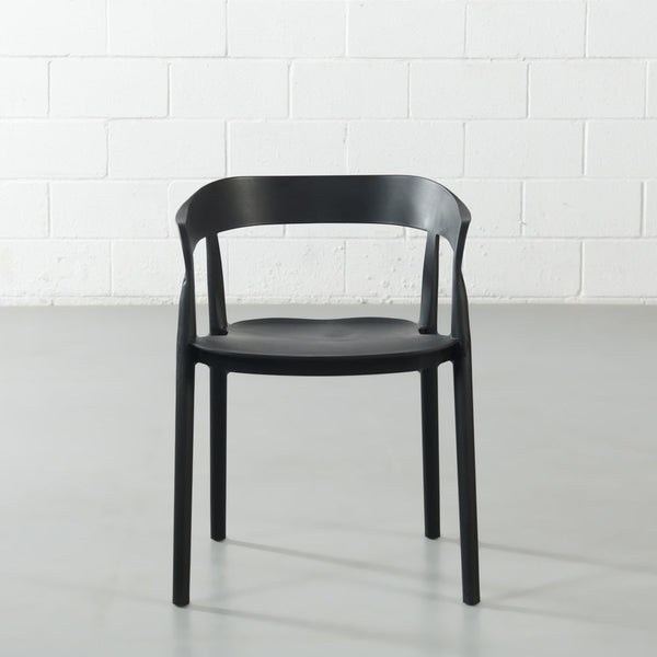 Black Arm Chair - Mills