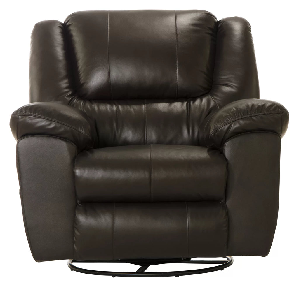 43" Wide Leather Match Standard Recliner Manual