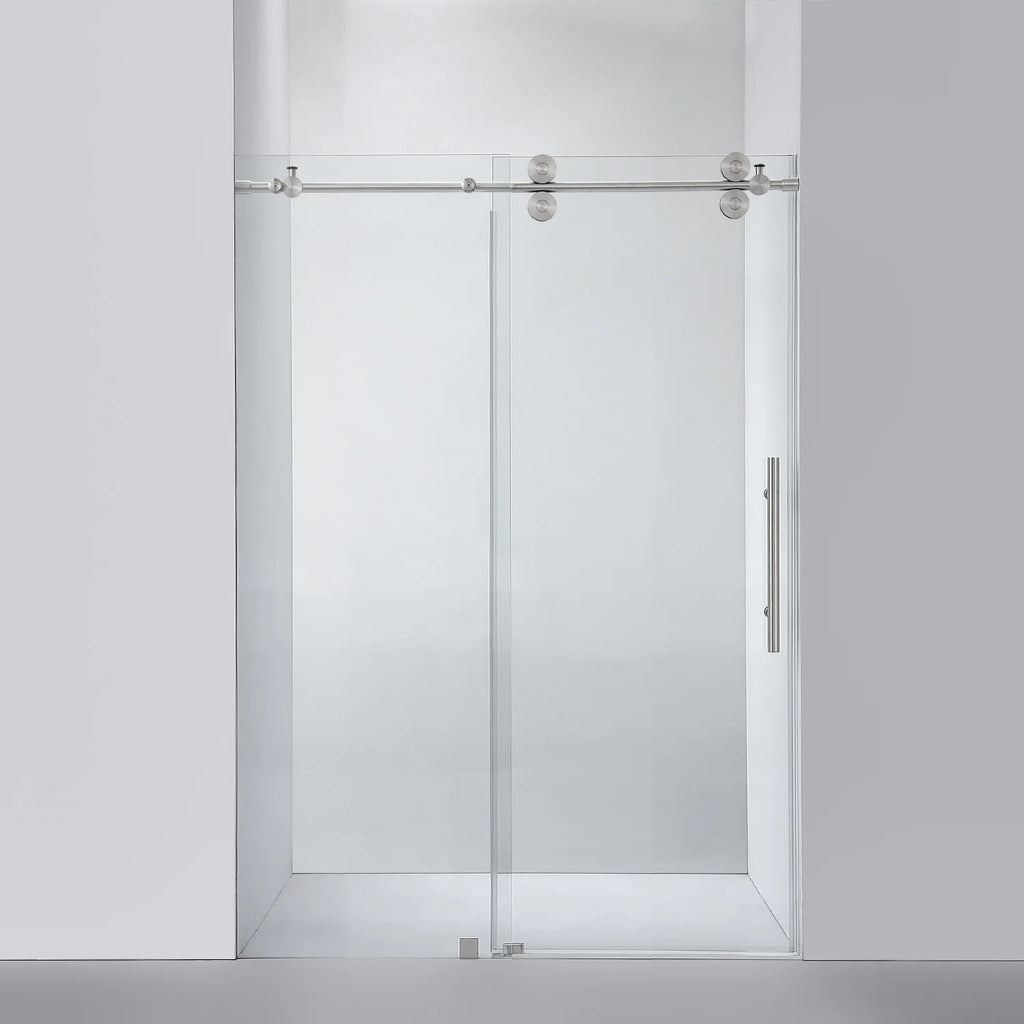 Frameless Shower Door with Clear Glass