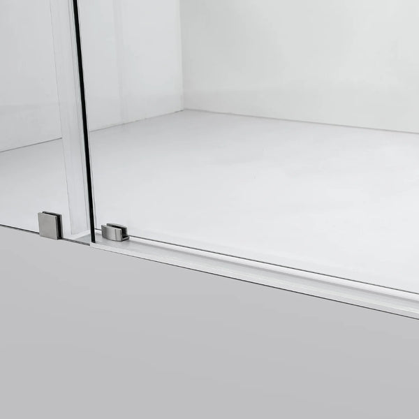 Frameless Shower Door with Clear Glass