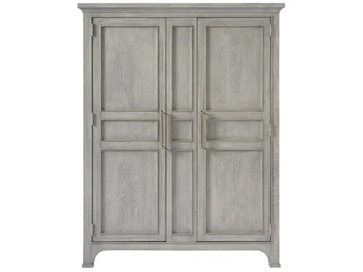 Wide Utility cabinet pearl silver