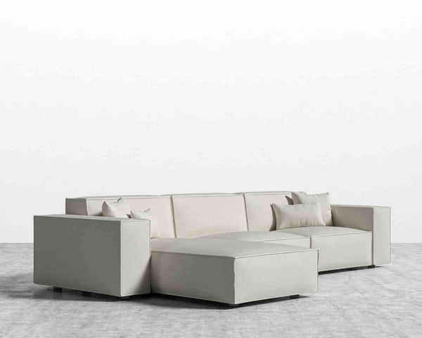 Sectional sofa 2 piece Oyster