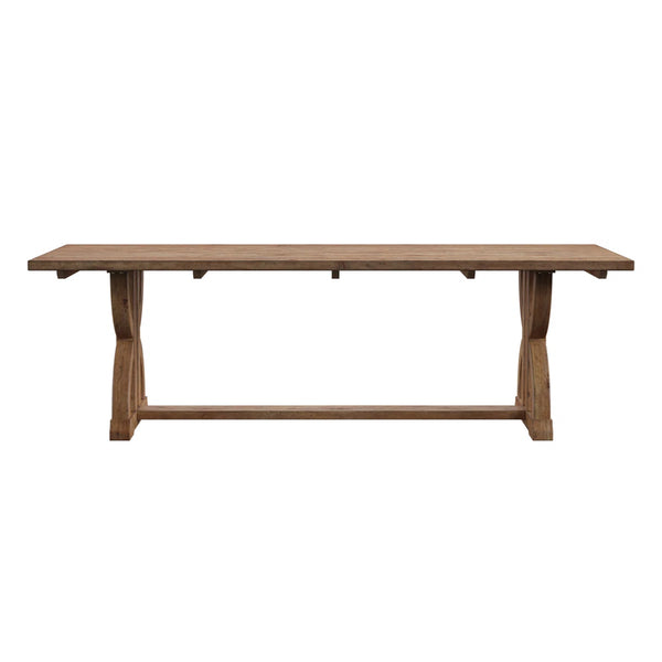 Aldrina Solid Wood Base Dining Table