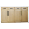 Marble Top Kitchen Island oak