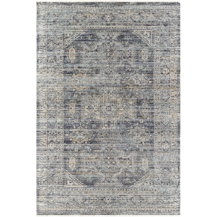 Becki Owens x Livabliss 9' x 13' Navy/Taupe Area Rug