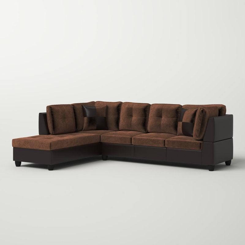 2 - Piece Upholstered Sectional (Minor damage)