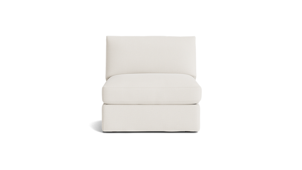 Cream Linen - Armless Chair