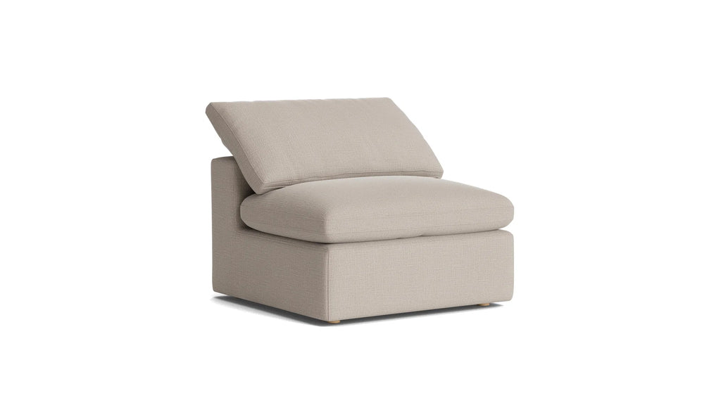 Light Pebble - Armless Chair