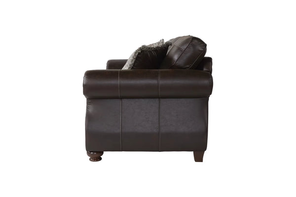 69'' Vegan Leather Loveseat