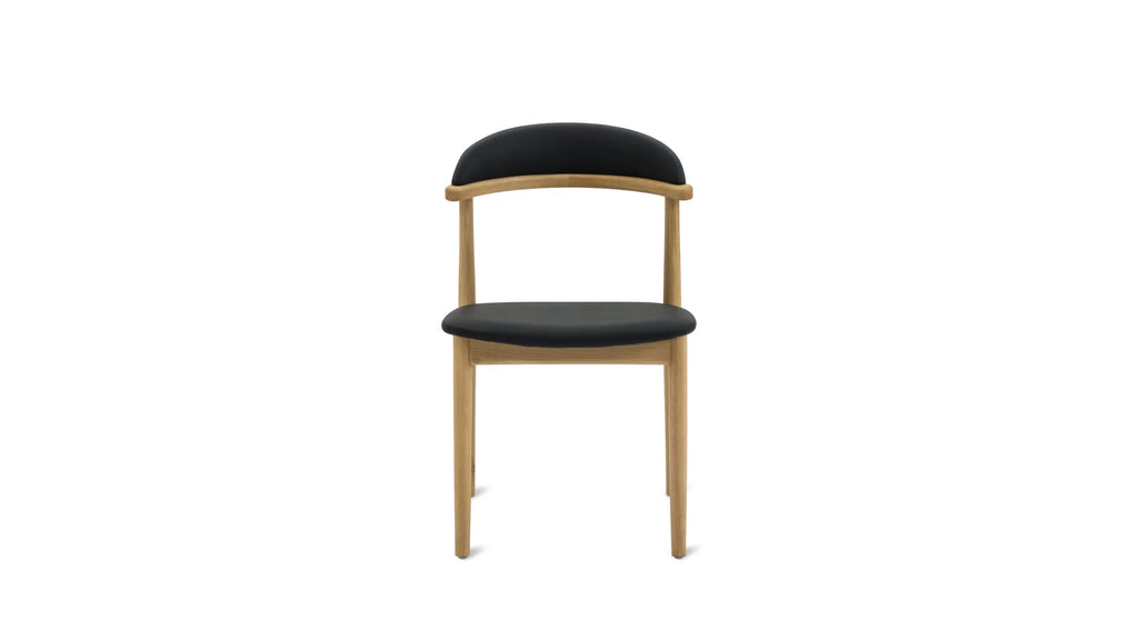 Black Armless Dining Chair (Set of Two)