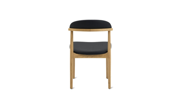 Black Armless Dining Chair (Set of Two)