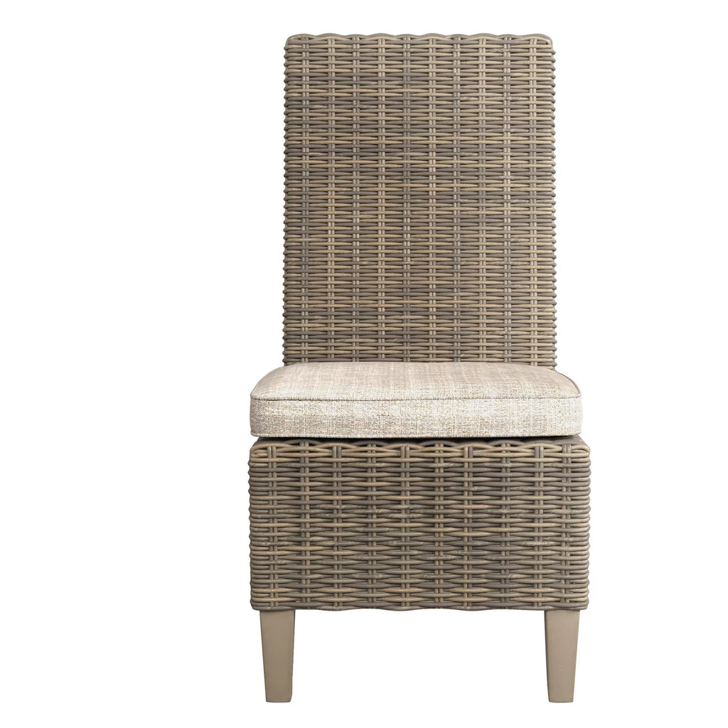 Outdoor Side Chair Exterior Wicker (Set of 2)