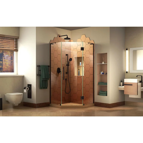 Frameless Hinged Shower Enclosure