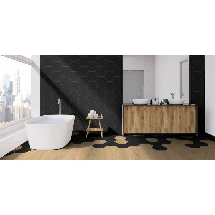 Allora 9" x 10" Porcelain Wall & Floor Tile (1 box)