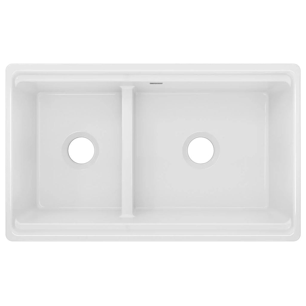 33" x 20" Double Bowl Apron Front Kitchen Sink