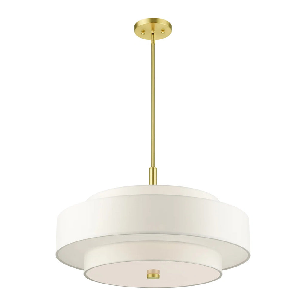 Flaire 4 - Light Dimmable Drum Chandelier