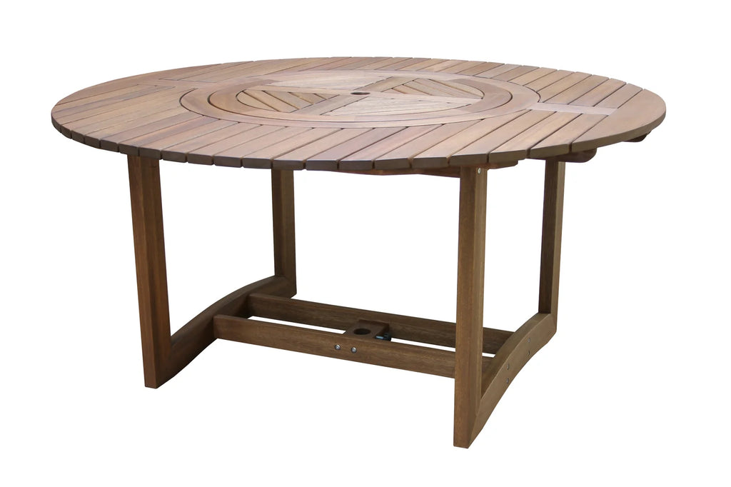 Outdoor Wooden Dining Table (Minor damage)