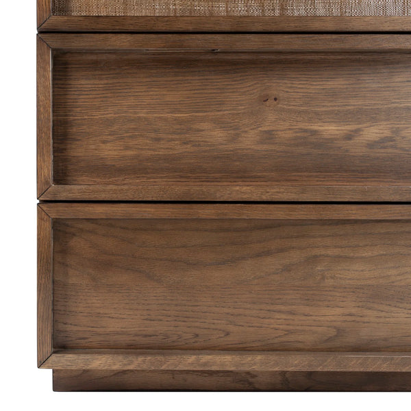 6 - Drawer Dresser Medium Oak