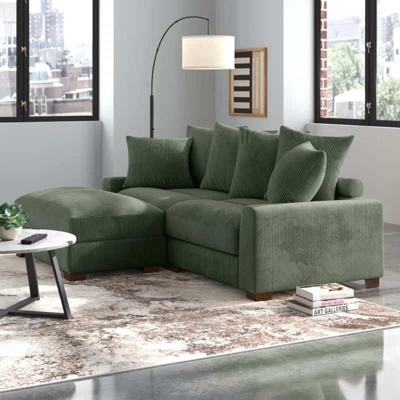 Arzelia 3 - Piece Corduroy Sectional