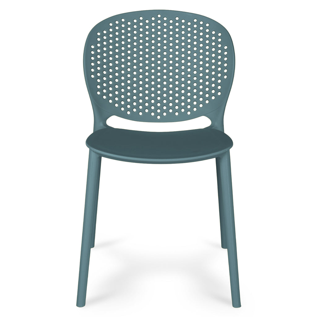 Blue Stackable Dining Chair (set of 2)