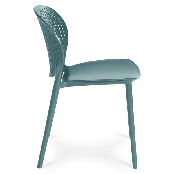 Blue Stackable Dining Chair (set of 2)