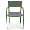 Green Stackable Dining Chair (set of 2)