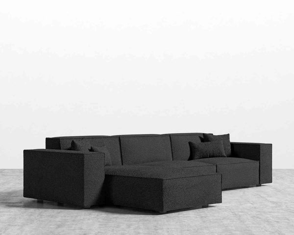 Sectional sofa 2 piece Caviar