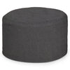 Indoor/Outdoor Ottoman - Met Black