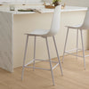 Pure White Counter Stool