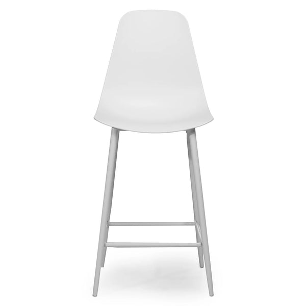 Pure White Counter Stool