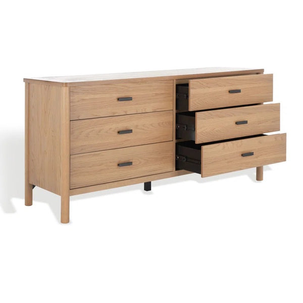 6 - Drawer Dresser oak