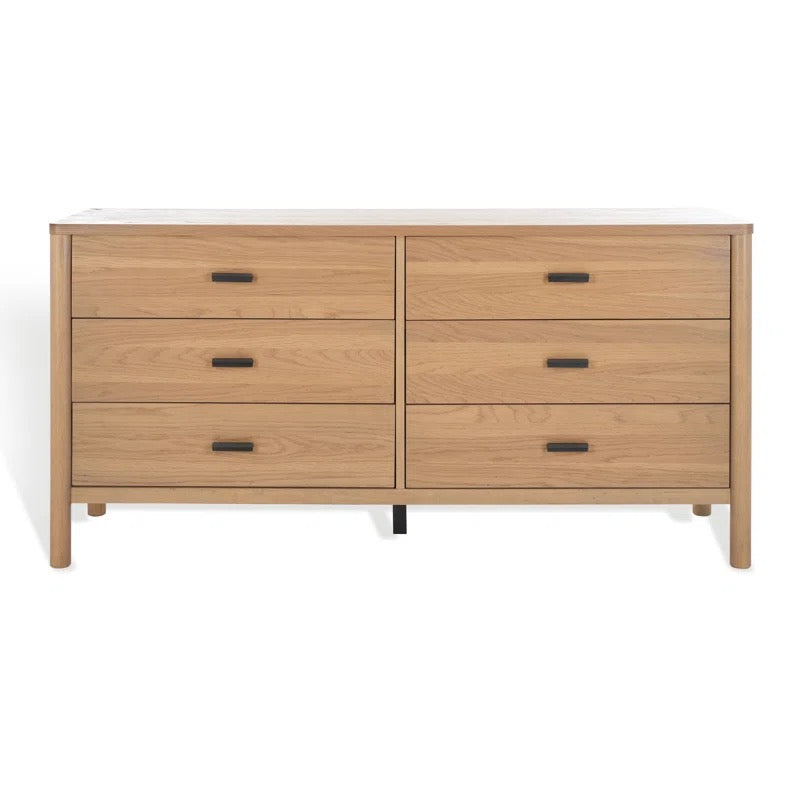 6 - Drawer Dresser oak