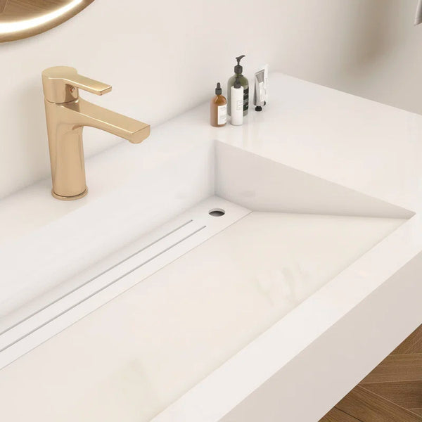 Jessika 71'' Acrylic Double Bathroom Vanity Top with Sink