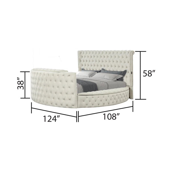 Kavinda Upholstered Storage Bed (minor damage)