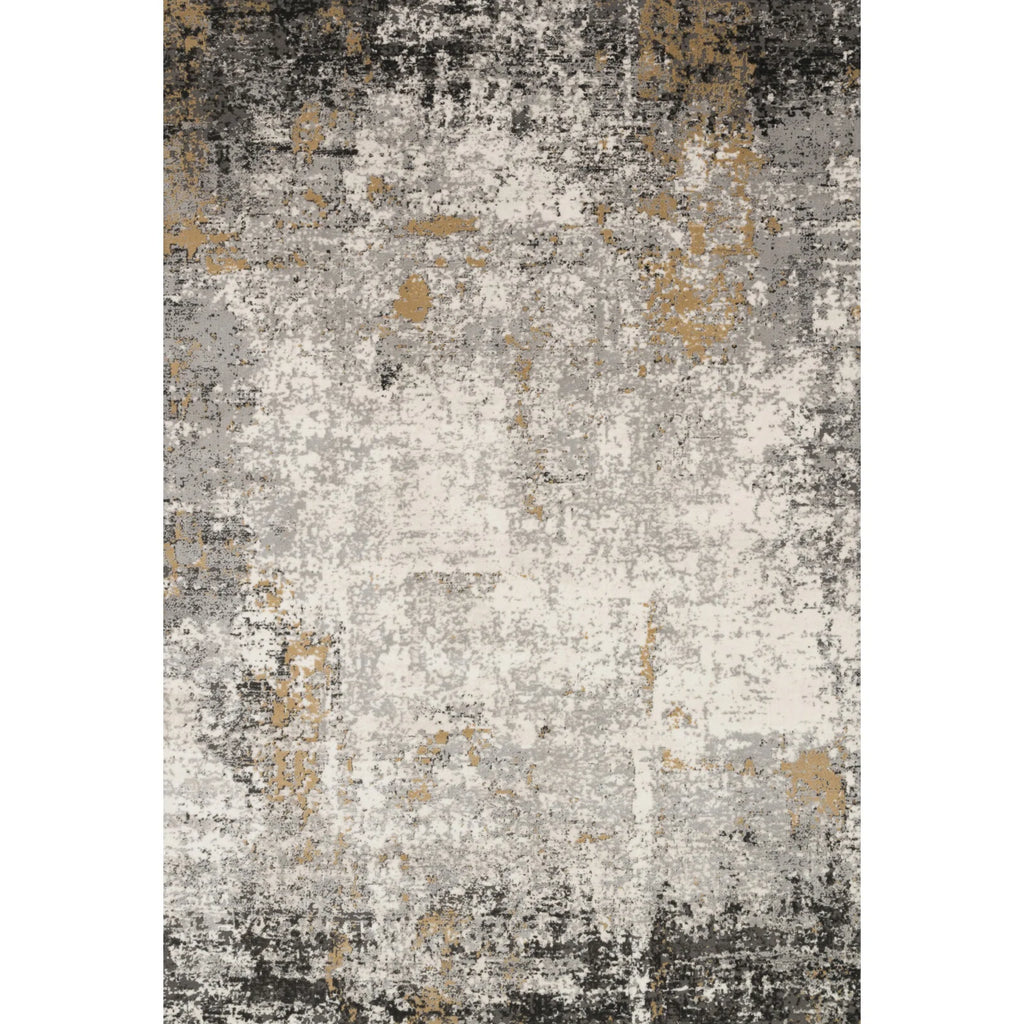 Abstract Granite/Gold Area Rug 9'9'' x 13'6''