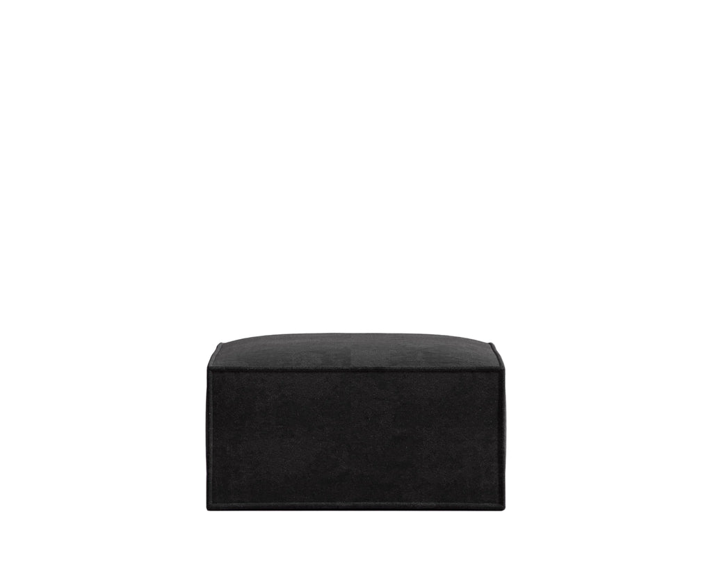 Carbon Black Ottoman