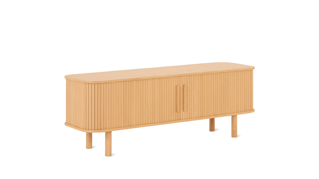 All Wood Oak Media Unit