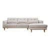 Corey Sectional Sofa Right - Beige