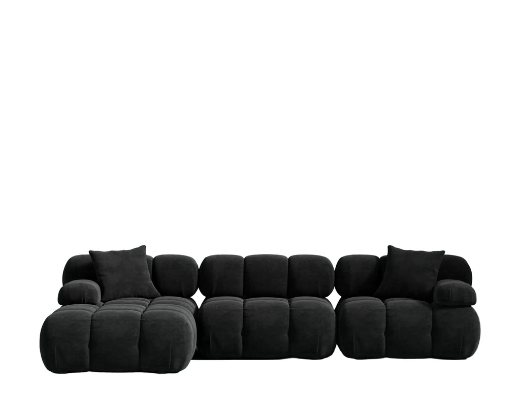 Carbon Black 4-Piece Marshbello Sectional