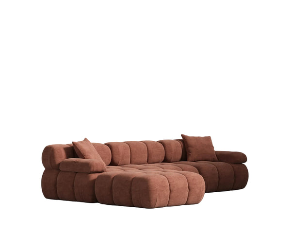 4-piece Copper Tan Sectional