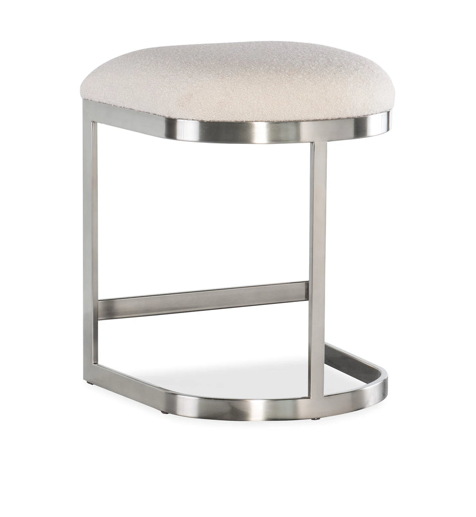 26" Counter Stool Metal silver