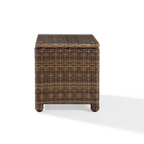 Brown side table outdoor