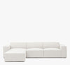 Pacific 4-Piece Beige Sectional