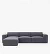 Pacific 4-Piece Sectional Charcoal