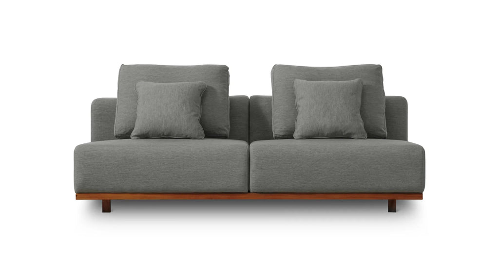 Armless sunshine outdoor sofa (minor damage)
