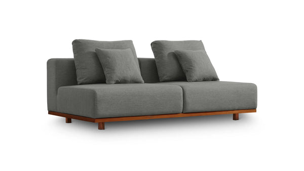 Armless sunshine outdoor sofa (minor damage)