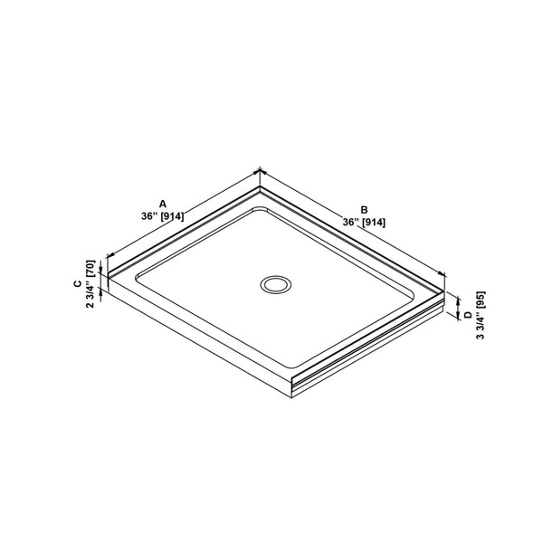 Ove Shower Base 36