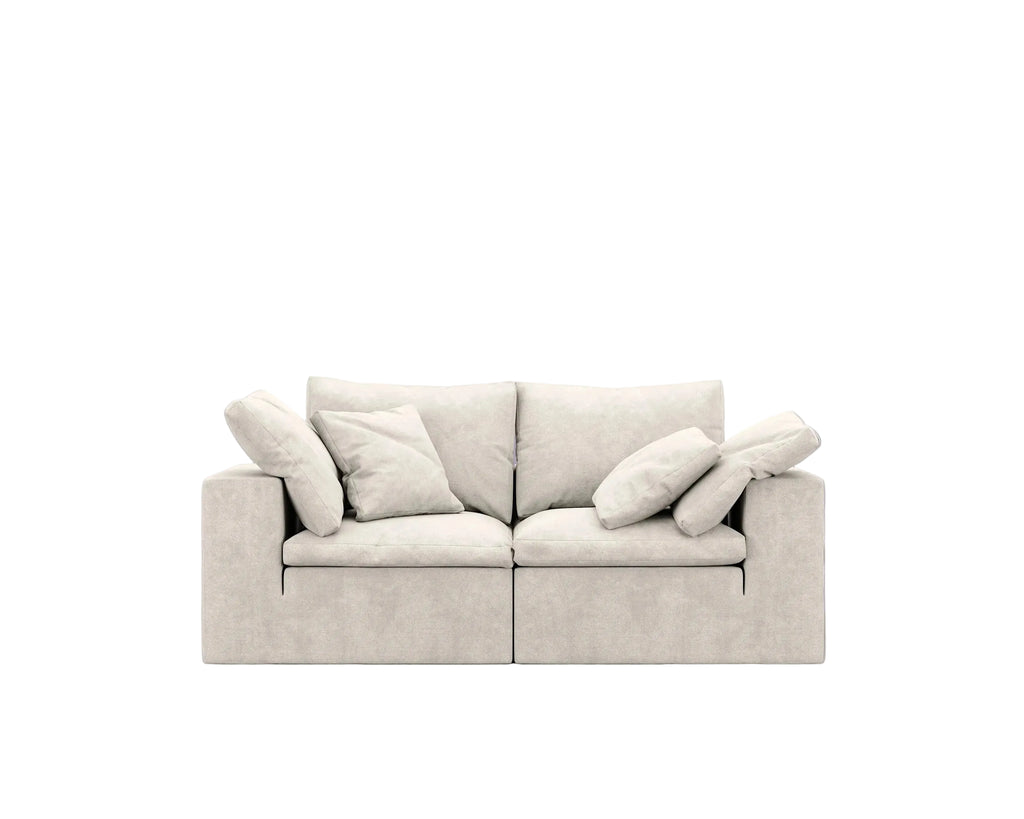Loveseat Sofa-Helium Cloud