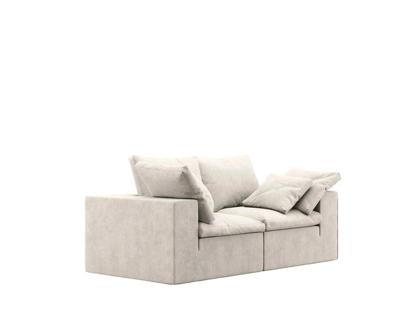 Loveseat Sofa-Helium Cloud
