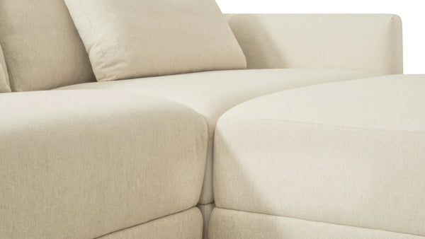 Winding Down 3-Piece Modular Sectional in Beach